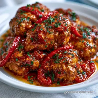 Slow Cooker Chicken Cacciatore: Tender