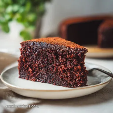 Small Chocolate Cake in 40 Minutes: Silky and Richly Baked Recipe Card