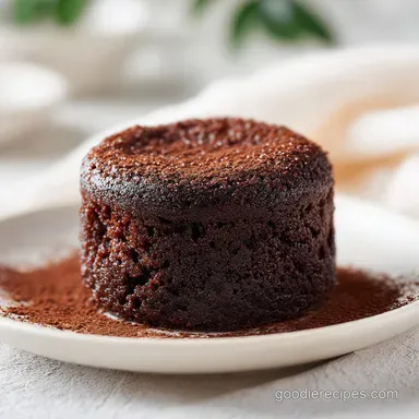 Small Chocolate Cake in 40 Minutes: Silky and Richly Baked