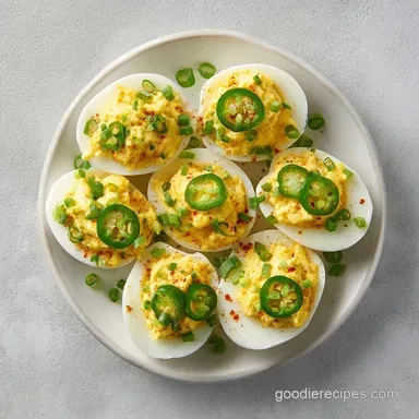 Spicy Deviled Eggs with Jalape&ntilde;os