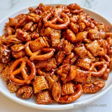 Spicy Sweet Chex Mix for 28 Servings Recipe Card