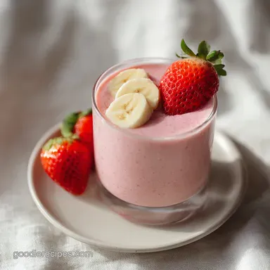 Strawberry Banana Smoothie Recipe in 3 Minutes