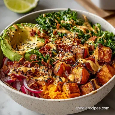 Sweet Potato Buddha Bowl Meal Prep Ready in 45 Minutes Recipe Card