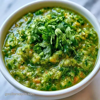 Traditional Mexican Green Sauce (13 Min)