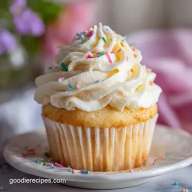Cupcake Recipe with Vanilla Frosting in 20 Minutes Recipe Card