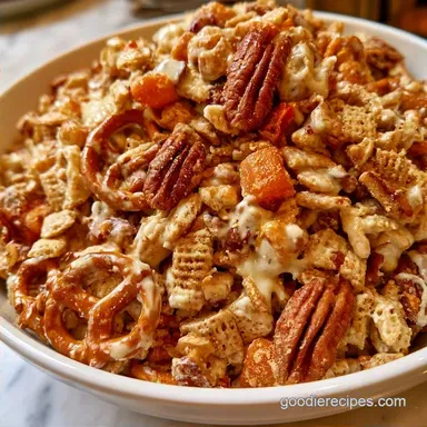 White Chocolate Fall Chex Mix for 12