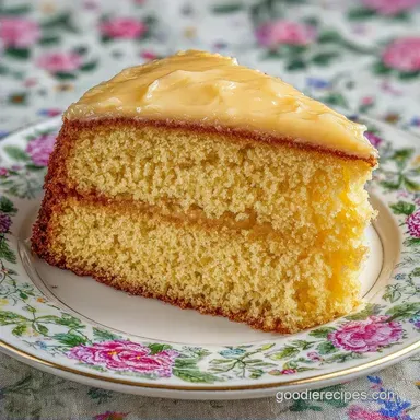 Yellow Cake Mix Poke Cake with Pudding