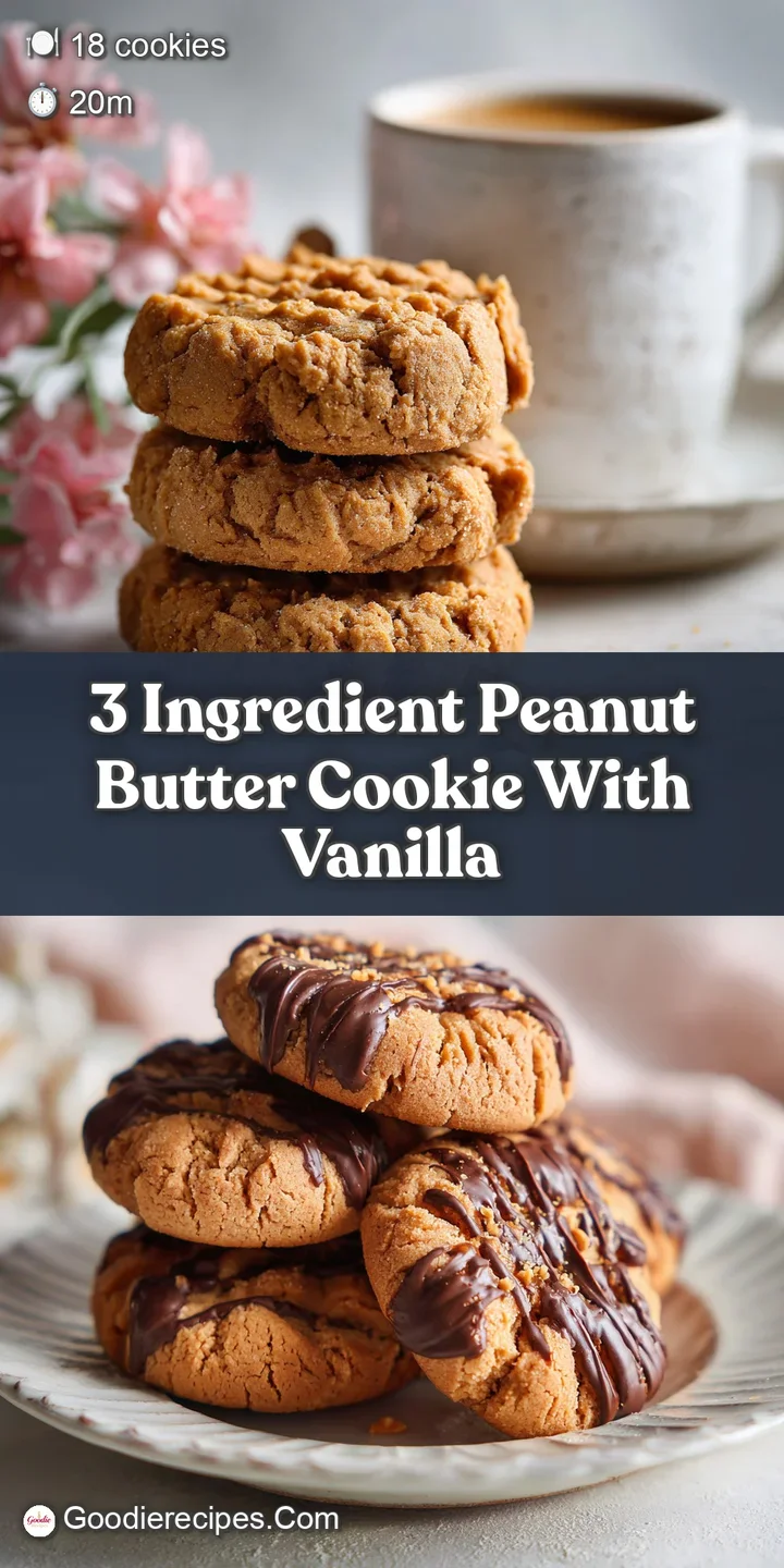 Close-up of a peanut butter cookie revealing its coarse, sugary texture. Hints of golden brown and visible peanut flecks i...