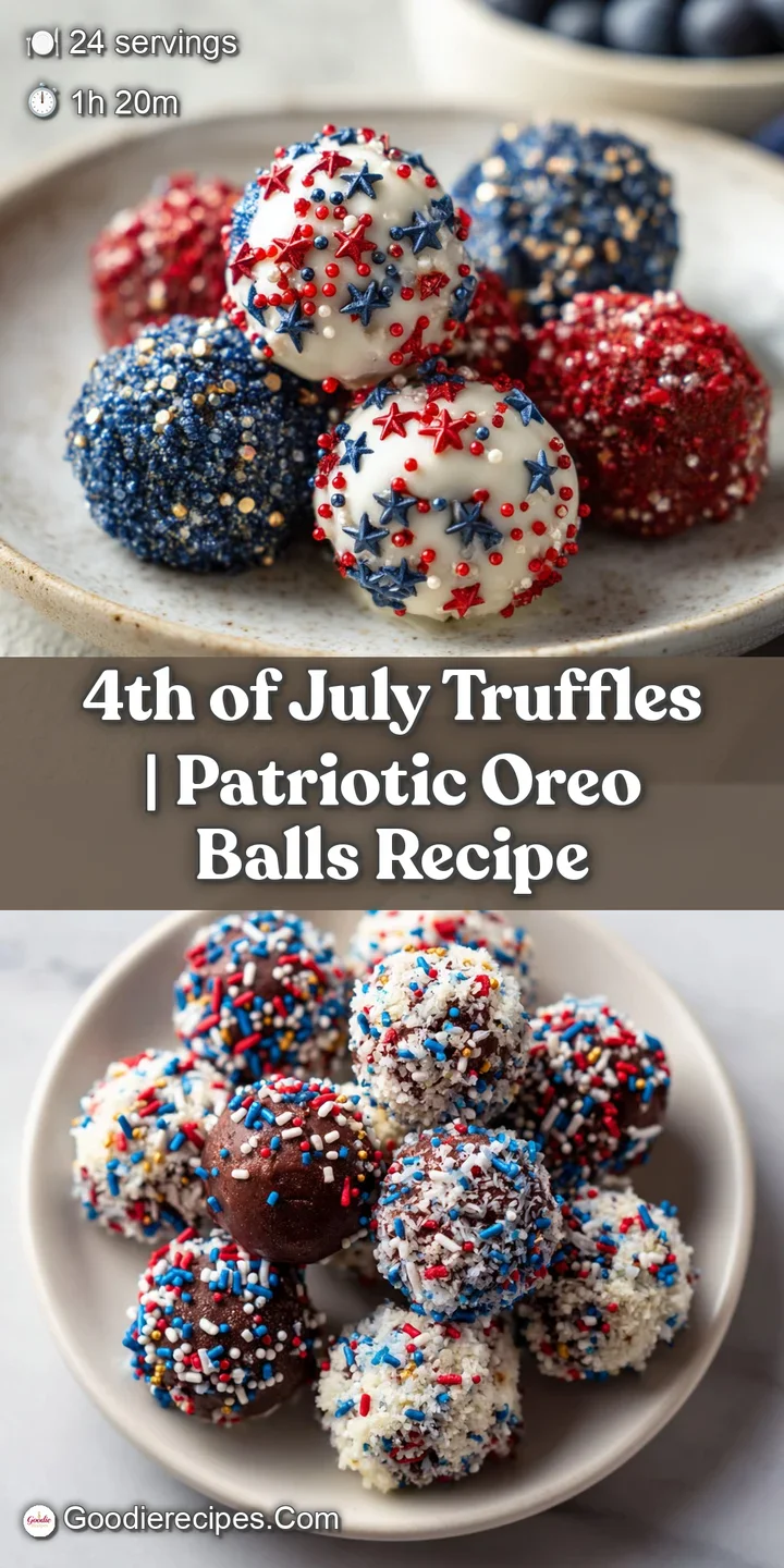 Close-up of a decadent, speckled chocolate truffle with a rich, creamy center visible.