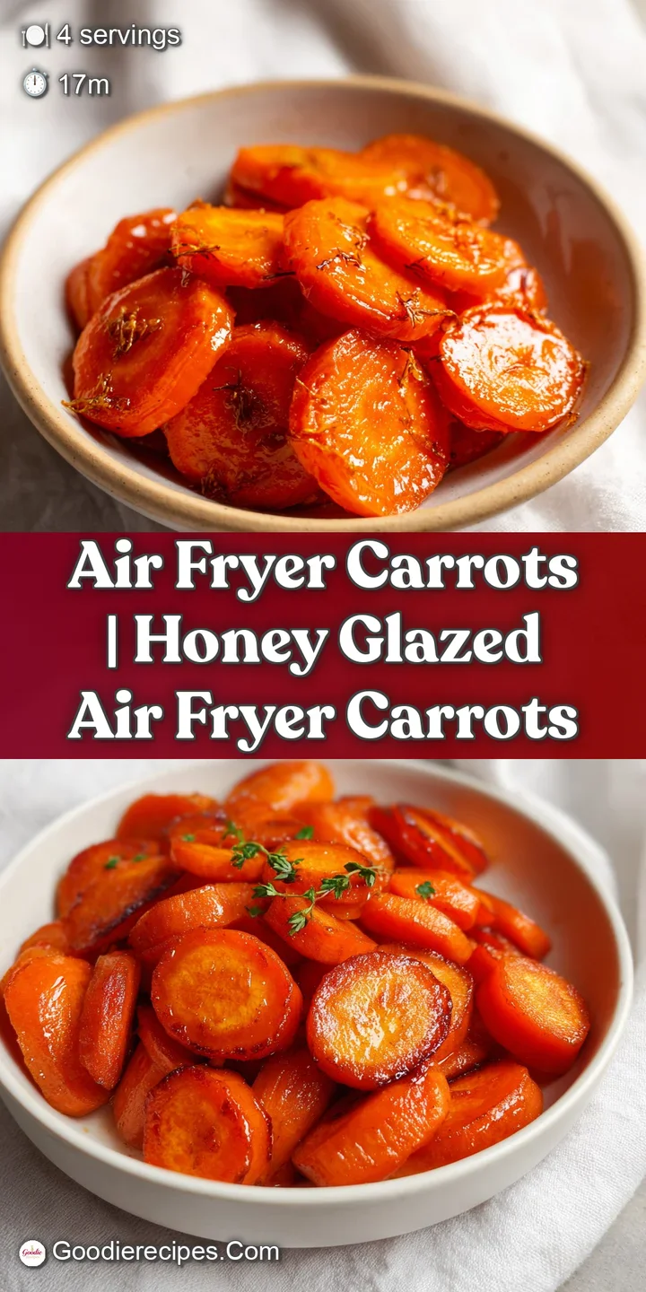 Close-up of tender, honey-glazed carrots with charred tips and a shimmering, sticky coating reflecting light.