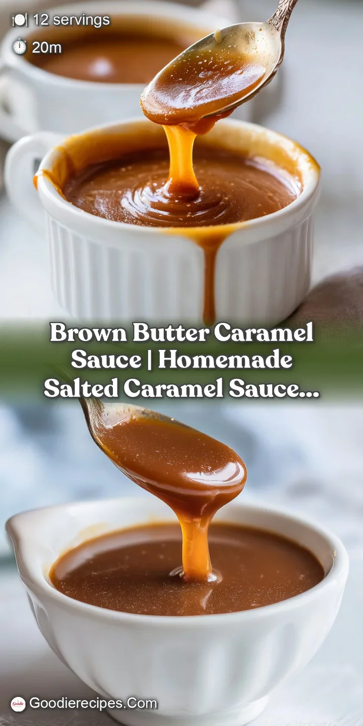 Close-up of thick, molten caramel sauce with a warm, inviting glow, showing its smooth texture.