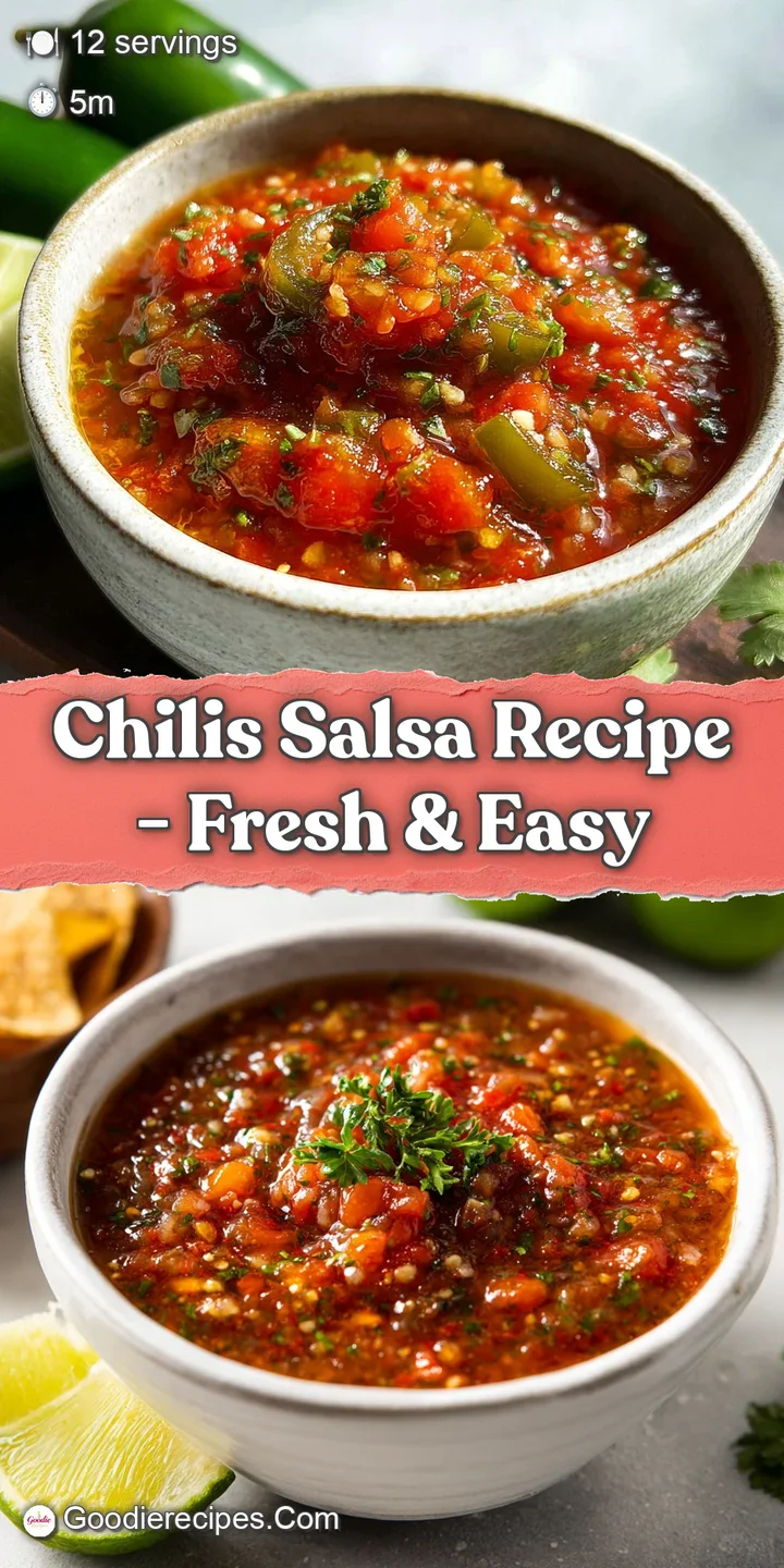 Close-up of chunky red salsa, glistening with moisture and visible bits of onion, cilantro, and peppers, promising a burst...