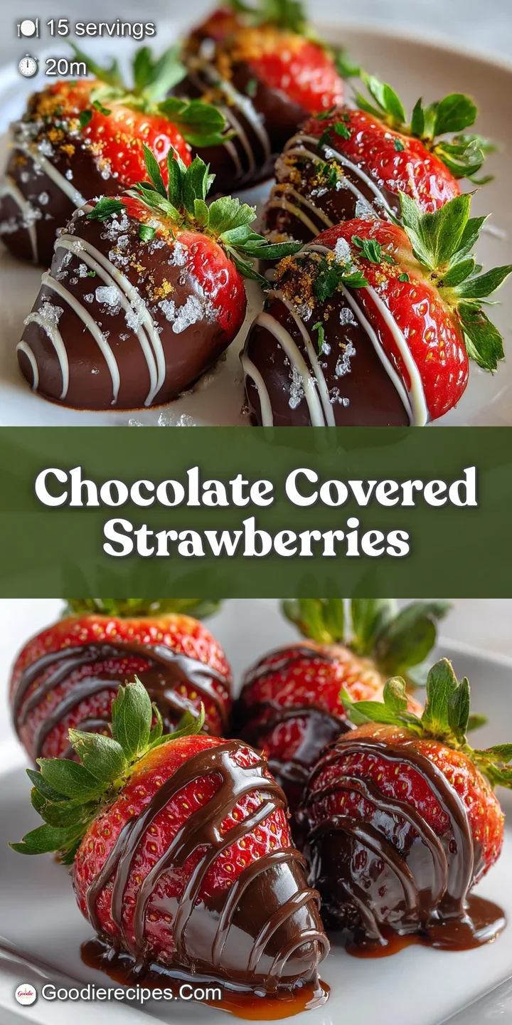 Close-up of a plump, vibrant red strawberry enrobed in rich, dark chocolate, highlighting the smooth, reflective texture.