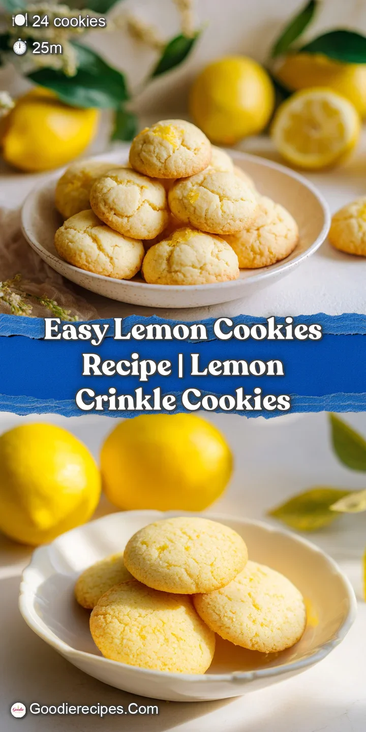 Close-up of a lemon cookie revealing its soft, chewy interior; specks of zest visible; the powdered sugar catches the light.