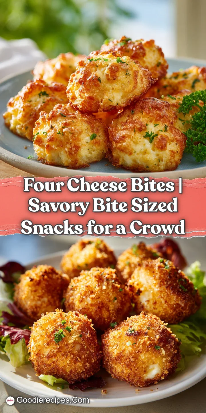 Close-up of a single, perfectly baked cheese bite, its golden crust contrasting with a hint of creamy, melted cheese.