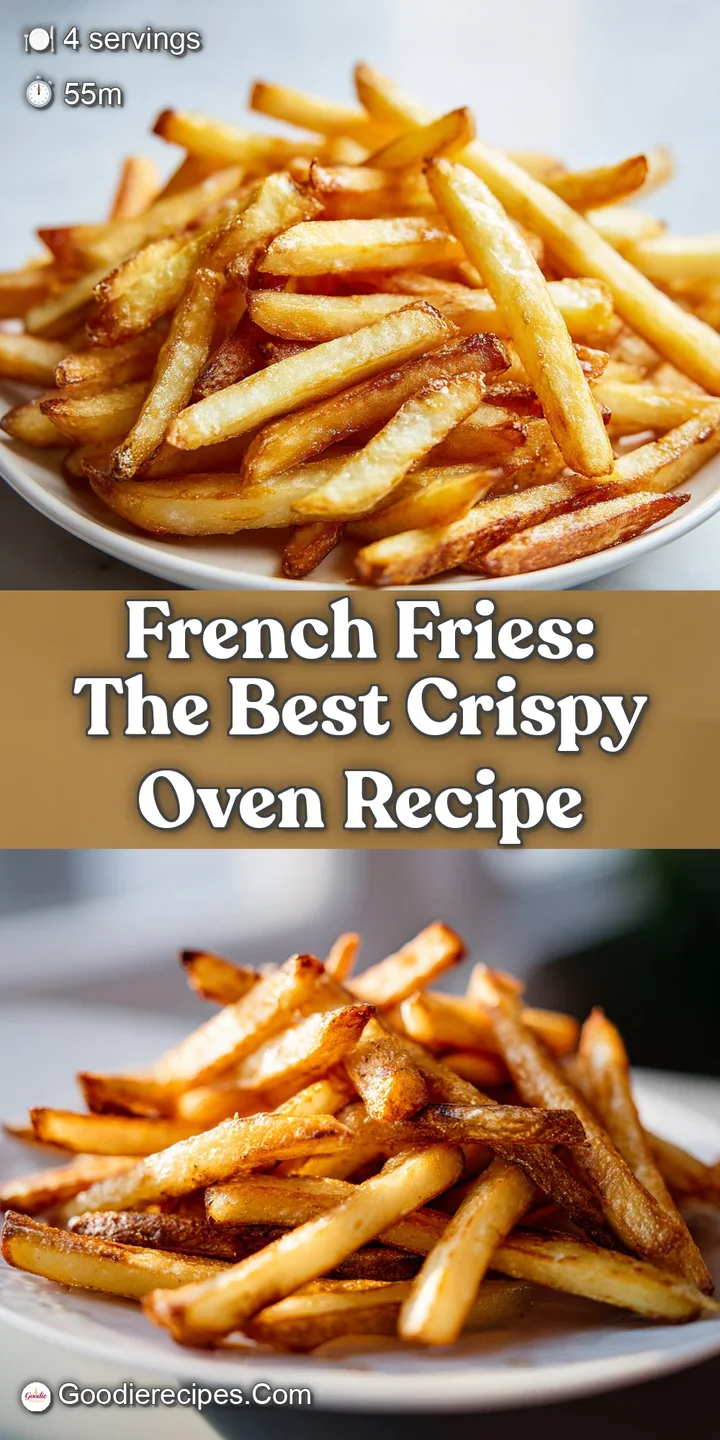 Close-up of crispy, golden-brown french fries, generously salted. The texture appears light, airy, and perfectly crunchy.