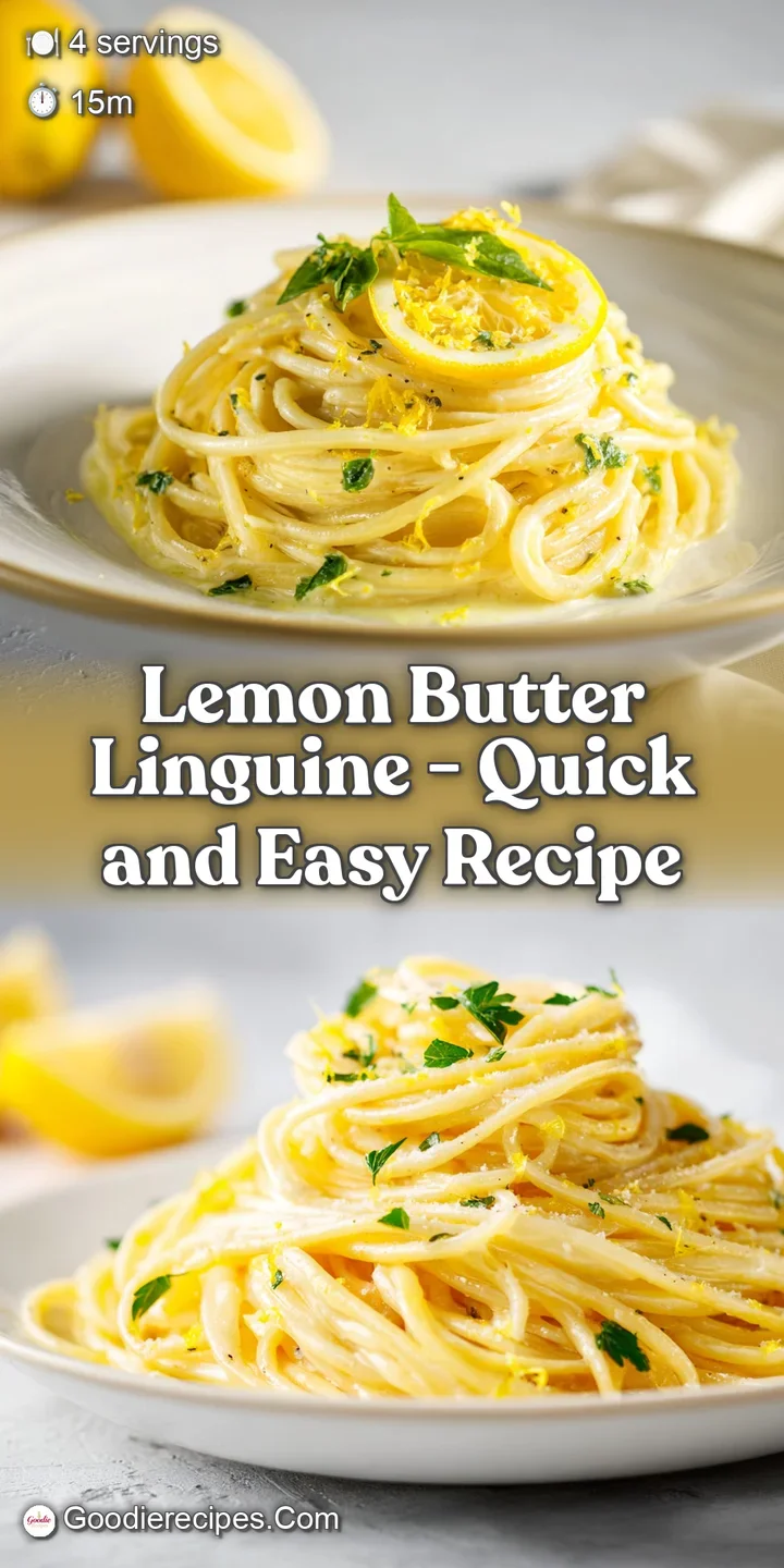 Close-up of tender pasta strands coated in a luscious, pale yellow lemon sauce, hinting at creamy richness.