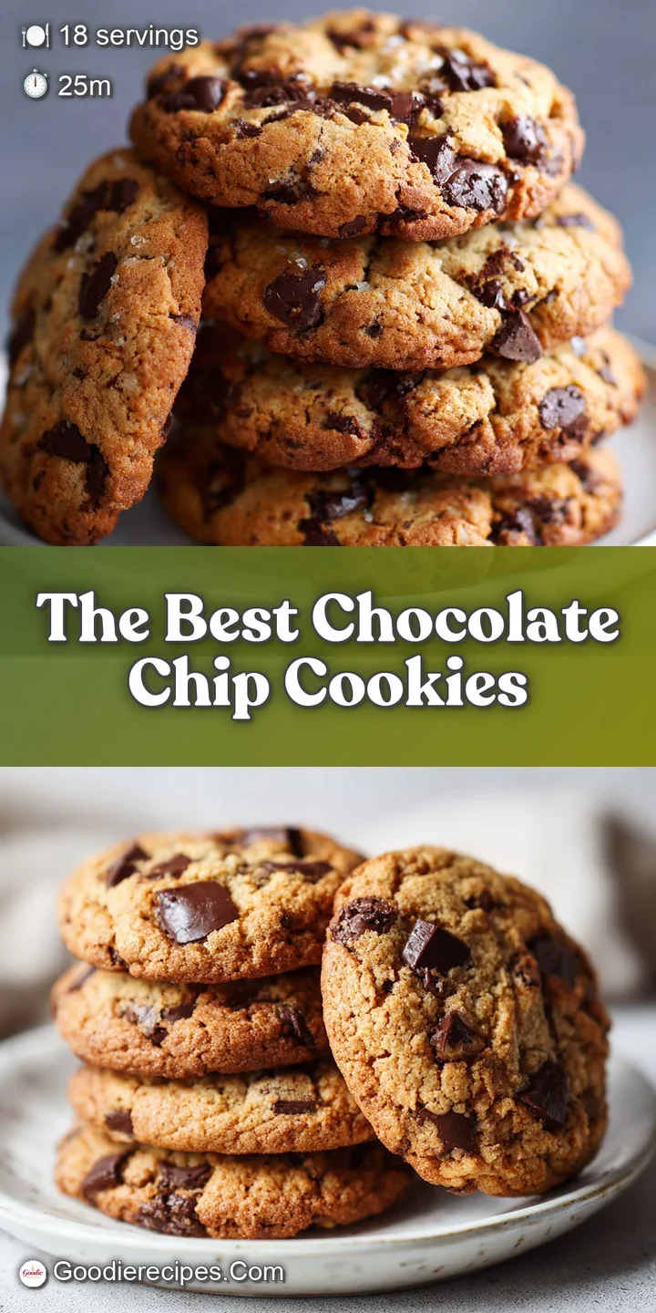 Close-up of a soft, chewy chocolate chip cookie with melted chocolate puddles. Light reflects off the slightly crisp edges.