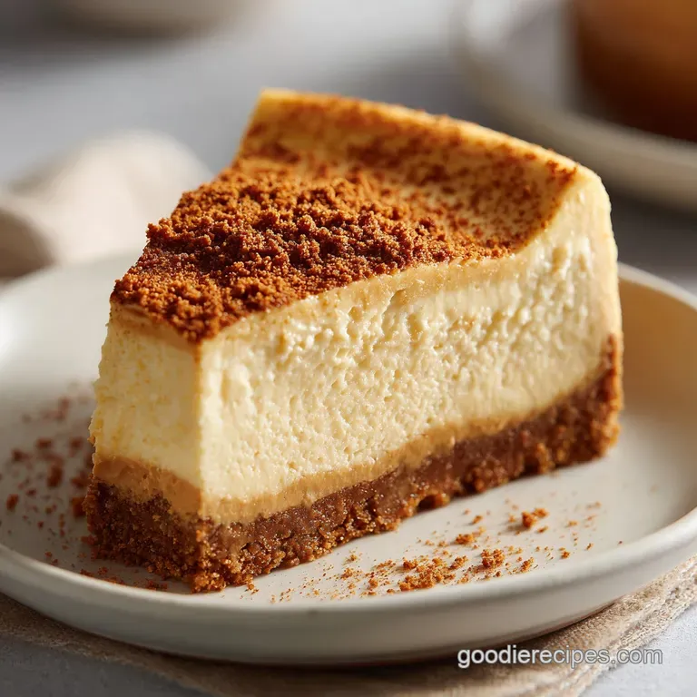 Ultimate Baked Biscoff Cheesecake with Biscoff Crust