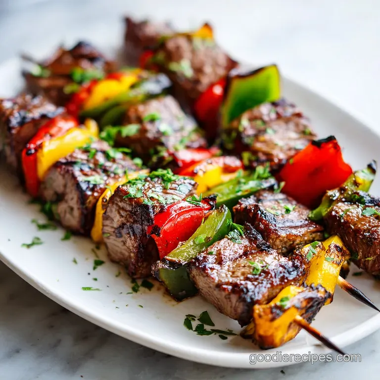 Tender Steak Kabobs with Balsamic Marinade
