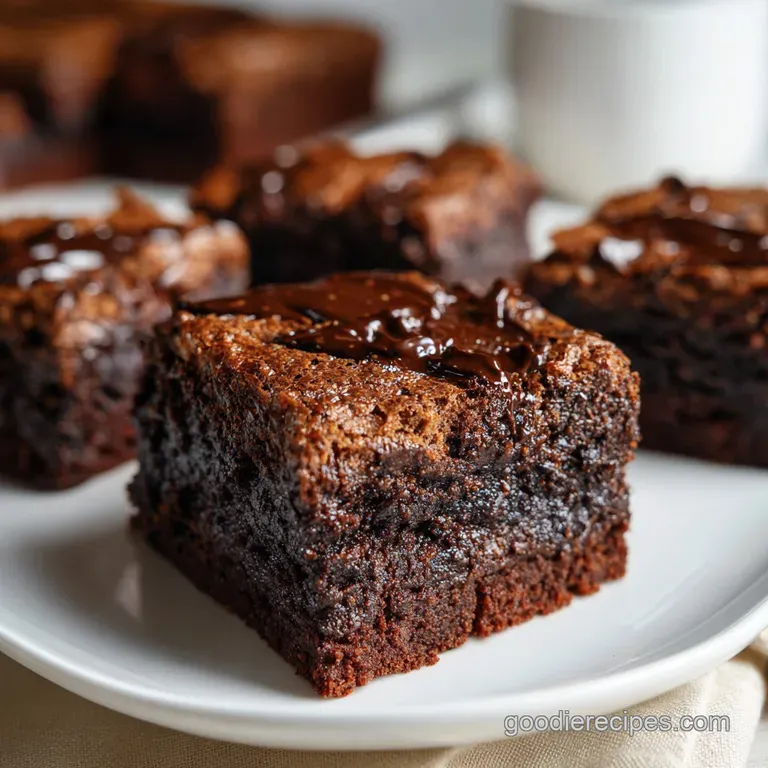 Fudgy Banana Bread Brownies with Brown Butter