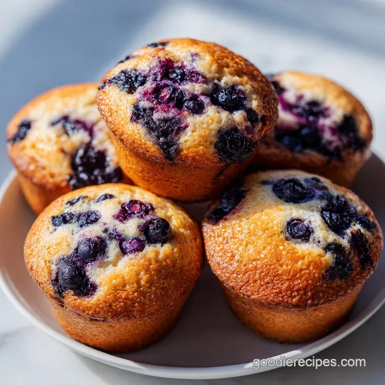 Blueberry Muffins: Moist and Bakery-Style