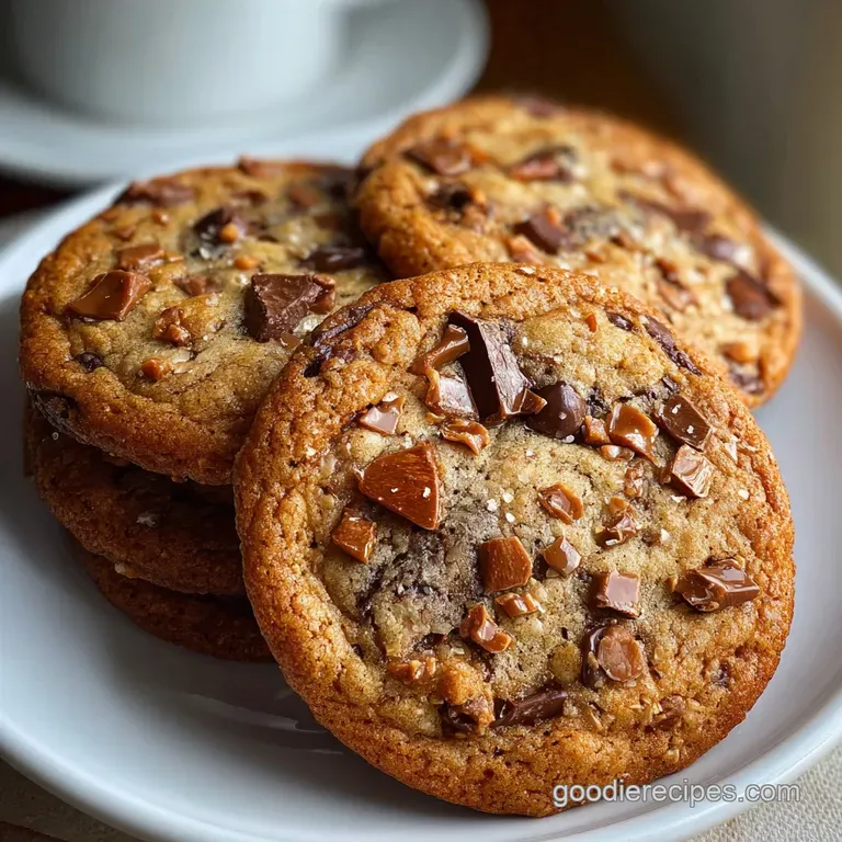 Brown Butter Toffee Chocolate Chip Cookies