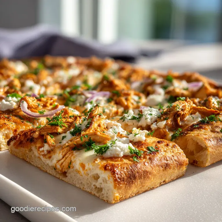 Buffalo Chicken Pizza: Tangy & Crispy