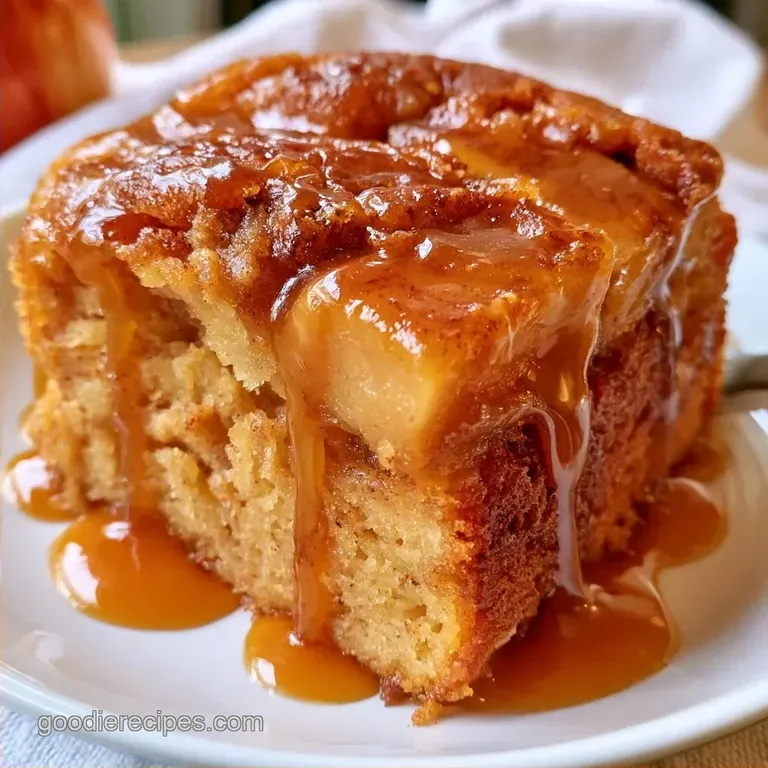 Moist Caramel Apple Cake from Scratch