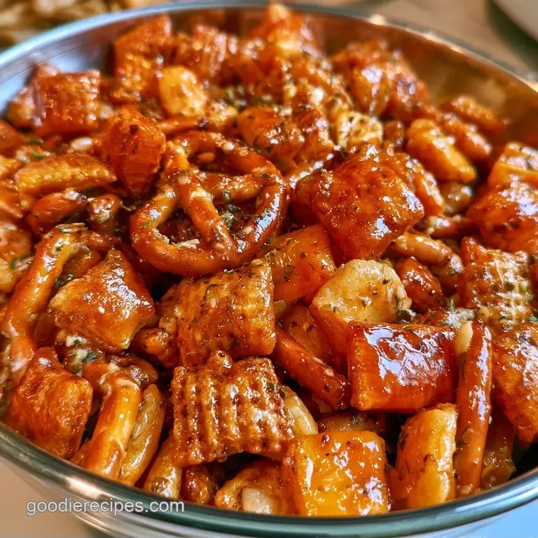 Crispy Cheddar Chex Mix