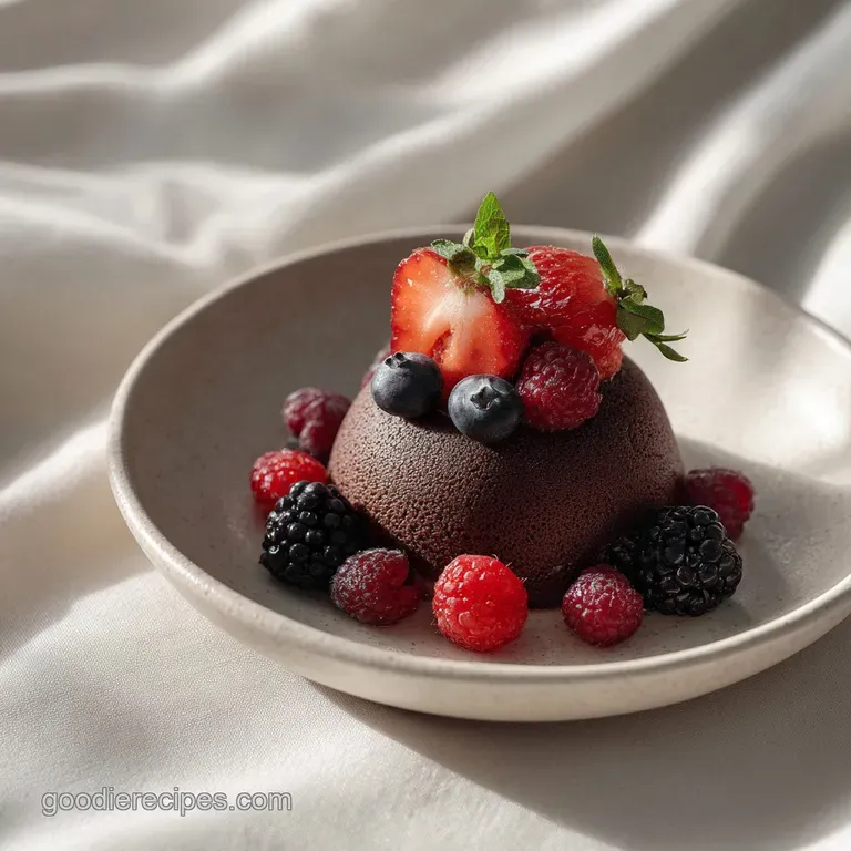 Walking Dessert with Chocolate and Berries