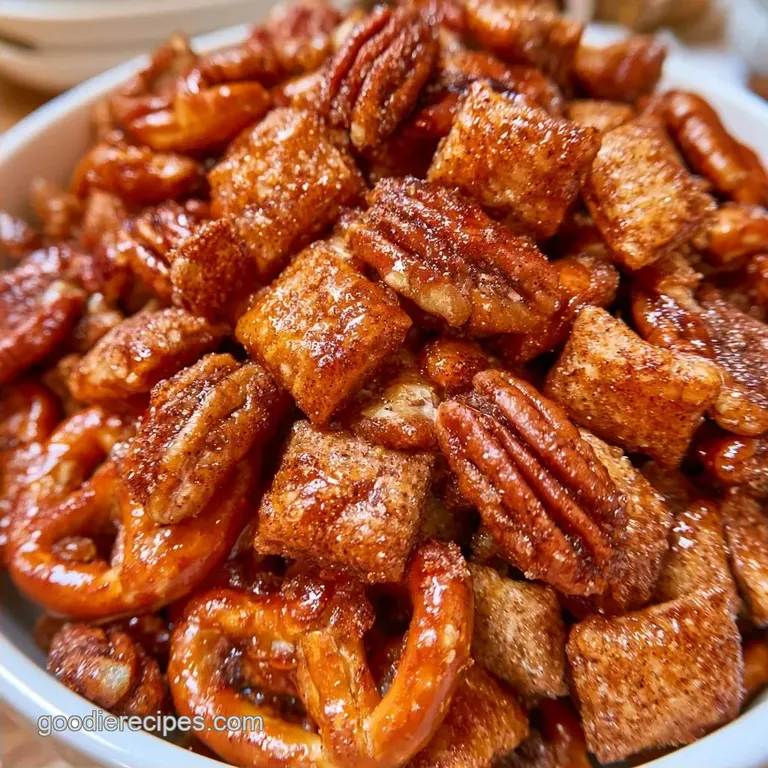 Cinnamon Sugar Chex Mix: Mahogany Glazed