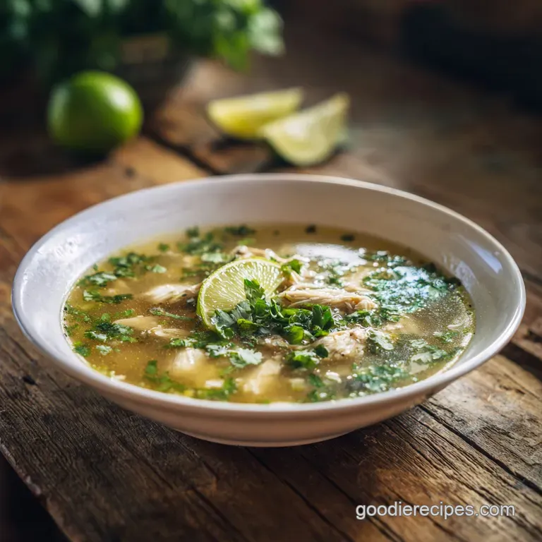 Authentic Caldo de Pollo Chicken Soup