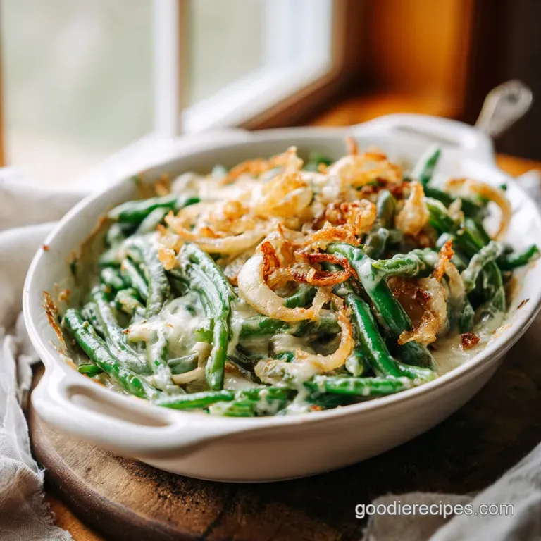 Green Bean Casserole: Scratch-Made and Creamy