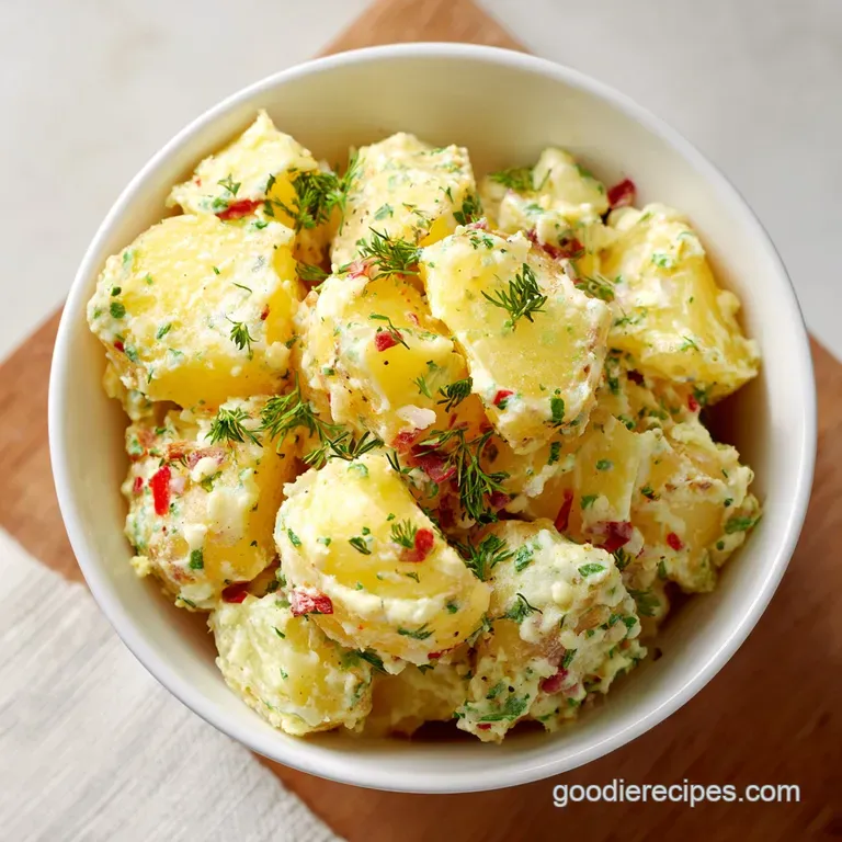 Traditional Potato Salad Recipe: Velvety Dressing
