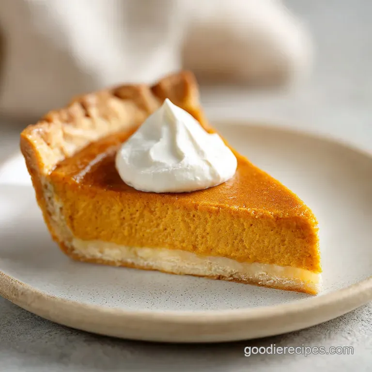 Classic Pumpkin Pie: Silky and Velvety