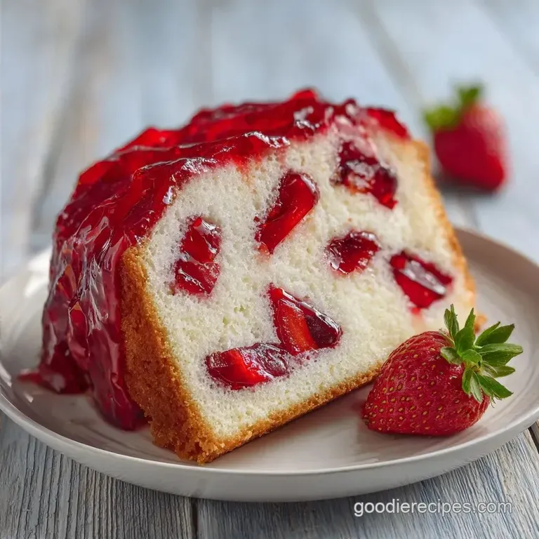 Classic Strawberry Poke Cake: Moist and Chilled