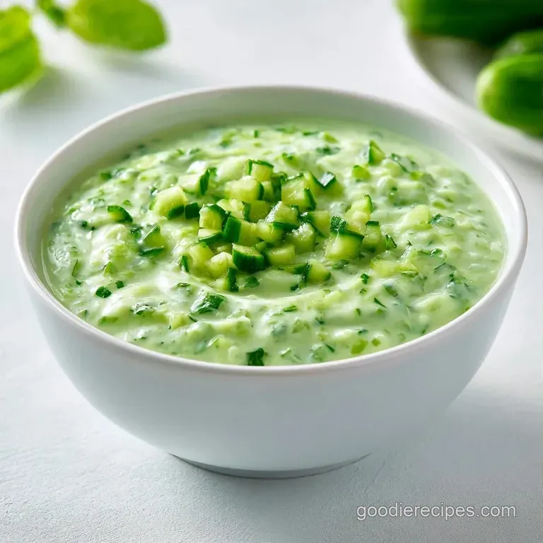 Smooth, light green dip in a white bowl surrounded by colorful vegetable crudites on a slate serving platter.