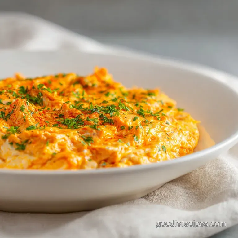Buffalo Chicken Dip: Velvety and Zesty