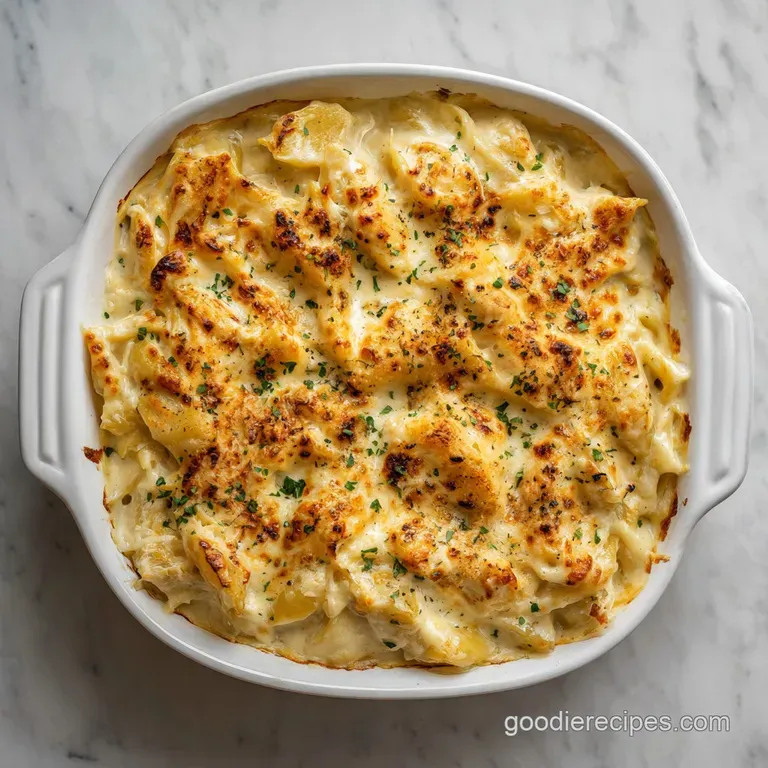 Creamy Chicken Alfredo Bake