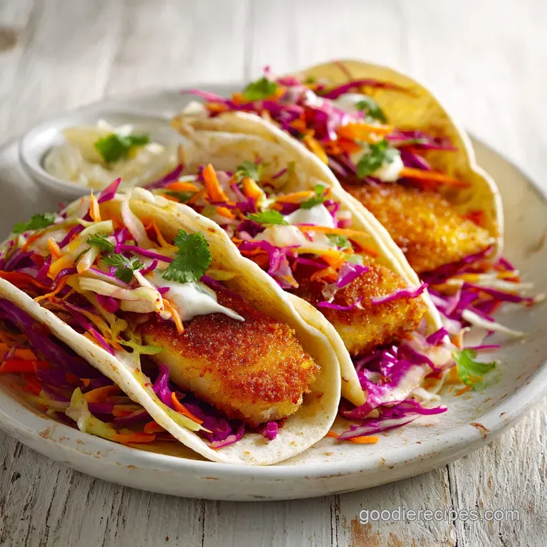 Fish Tacos: Crispy and Zesty