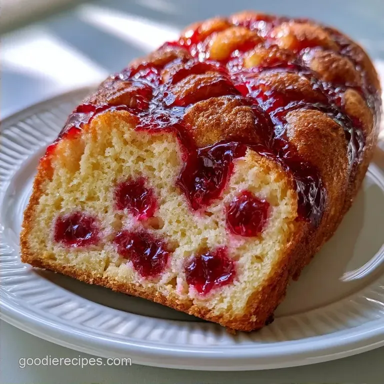 Custard Jello Poke Cake: Strawberry and Creamy