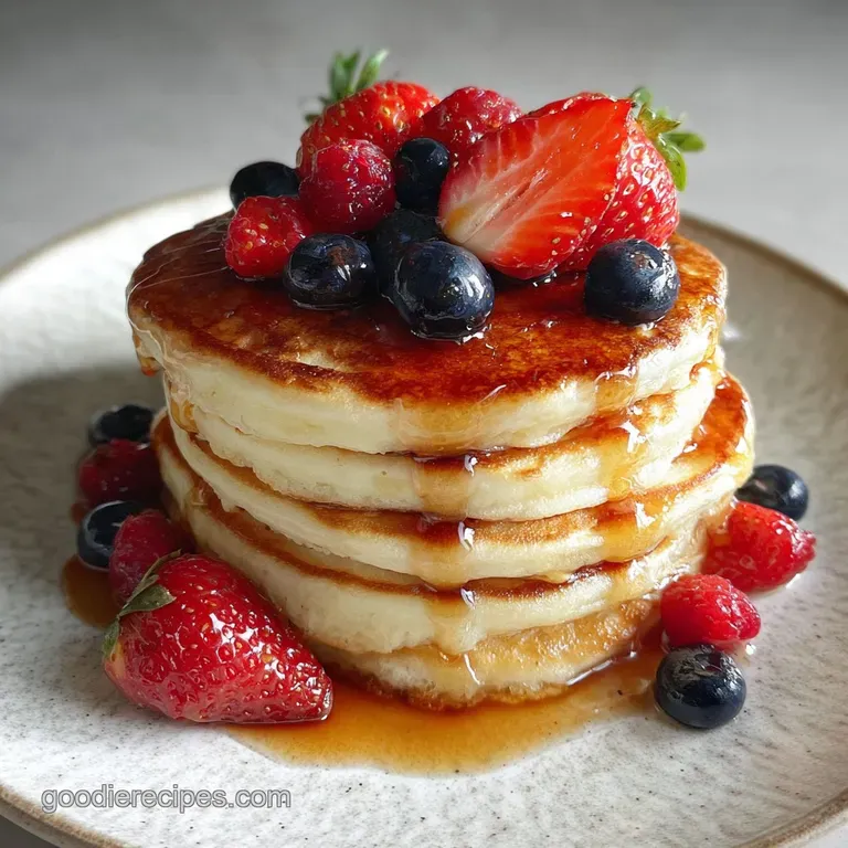 Easy Fluffy Pancakes Recipe From Scratch