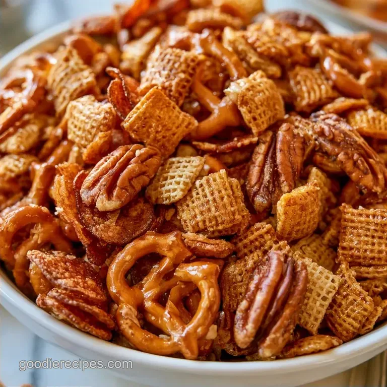 Extra Bold Fall Chex Mix: Oven-Baked