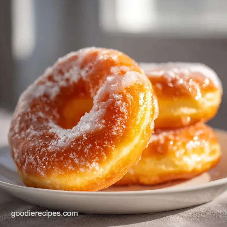 Fluffy Homemade Donuts Recipe