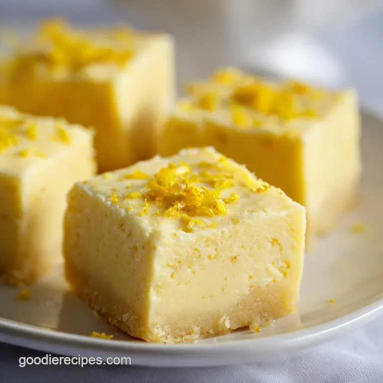 Lemon Brownies: Fudgy and Tart