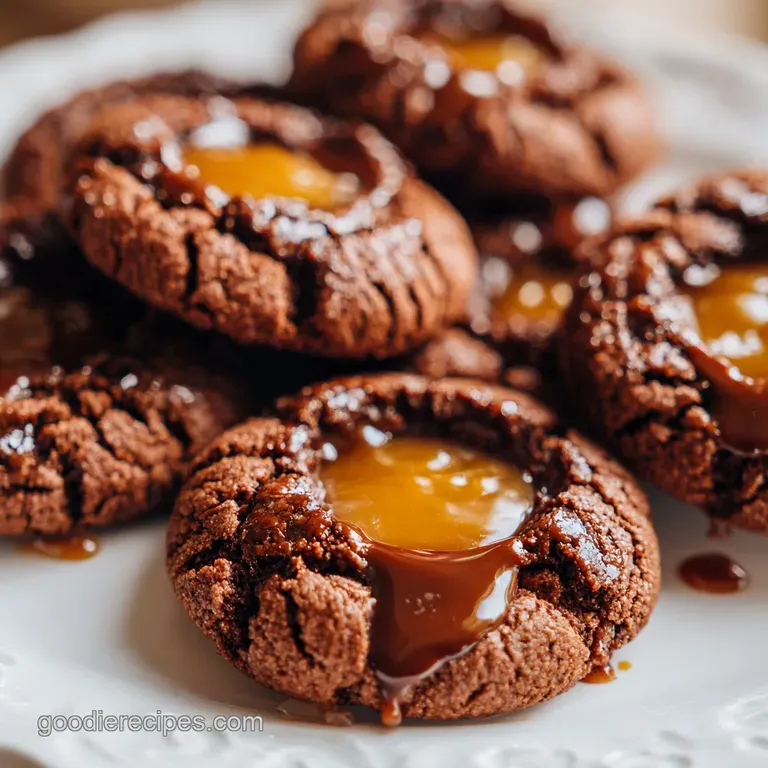 Gooey Rolo Cookies Recipe: Caramel Heart