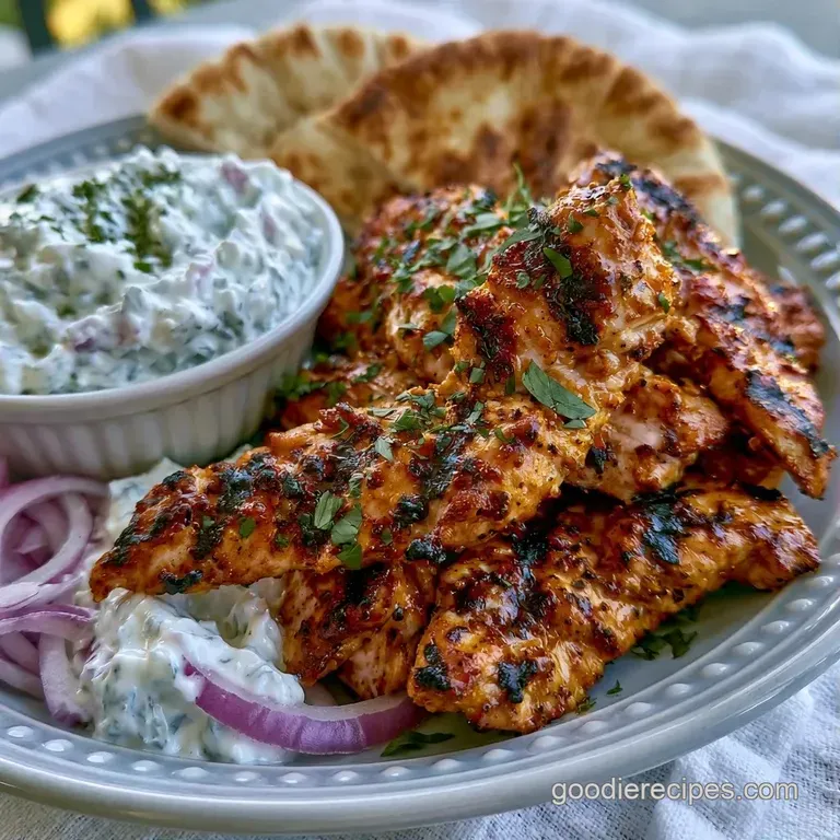 Six golden-brown pita wraps on a rustic board, served with bright lemon wedges and a bowl of creamy white dip.