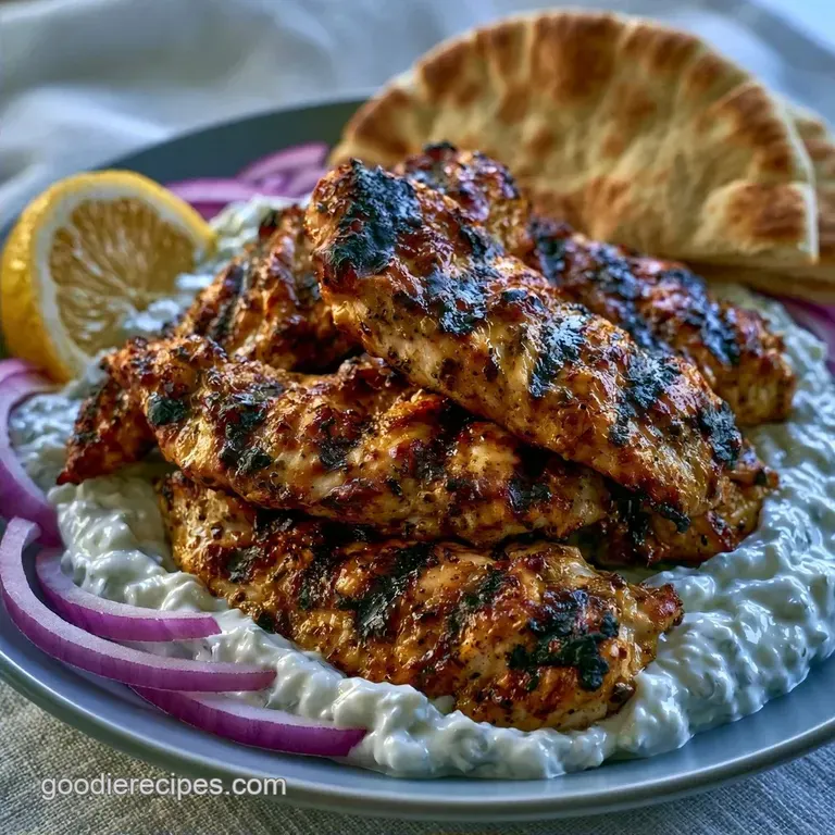 Greek Chicken Gyros: Charred and Tender