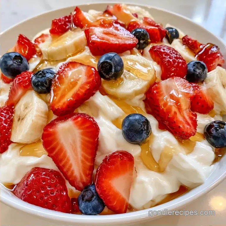 High Protein Greek Yogurt Fruit Bowl